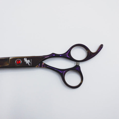 【Freelanderフリーランダー】JS-7.0 トリミングシザー カーブシザー オフセット 右利き トリマー ペット 7インチ 中古 sc444